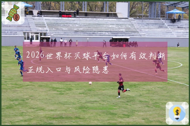 2026世界杯买球平台如何有效判断正规入口与风险隐患