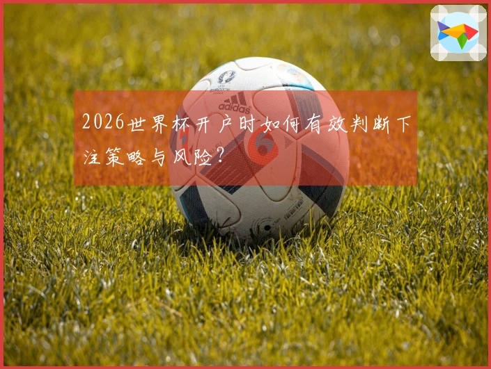 2026世界杯开户时如何有效判断下注策略与风险？